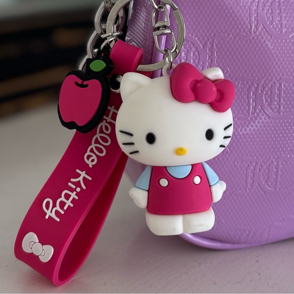Hello Kitty Bag Charm Wristlet Keychain